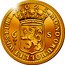 Netherlands 6 Stuiver (1705 Scheepjesschelling. Piedfort) 2025 MO:NO: ORD:HOLL:ET:WESTFRI 6 S R coin obverse