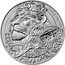 Niue 80 Dollars (Czech Lion Left. Bullion) ČESKÁ REPUBLIKA ♛Čᴍ XP 1000 G AG 999 coin reverse