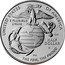 USA Half Dollar (250th Anniversary of the United States Marine Corps) UNITED STATES SEMPER FIDELIS OF AMERICA E PLURIBUS UNUM CAC HALF DOLLAR S DW THE FEW, THE PROUD coin obverse