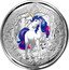 Fiji One Dollar (Mythical Creatures. Unicorn Azurea)  coin reverse
