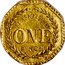 USA One Pinch Alaska Souvenir 1898  ALASKA GOLD ONE PINCH coin reverse