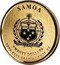 Samoa Twenty Dollars (Commander Julius Caesar) SAMOA FA'AVAE I LE ATUA SAMOA TWENTY DOLLARS 9999 FINE GOLD 1 TROY OZ coin obverse