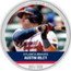 Niue Two Dollars (Trading Coins MLB. Austin Riley) ATLANTA BRAVES AUSTIN RILEY XXX/300 1 OZ 999 FINE SILVER coin reverse