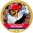 Niue Two Dollars (Trading Coins MLB. Bryce Harper) PHILADELPHIA PHILLIES BRYCE HARPER XX/40 1 OZ 999 FINE SILVER coin reverse
