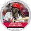 Niue Two Dollars (Trading Coins MLB. Elly De La Cruz) CINCINNATI REDS ELLY DE LA CRUZ XXX/500 1 OZ 999 FINE SILVER coin reverse