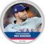 Niue Two Dollars (Trading Coins MLB. Max Scherzer) TEXAS RANGERS MAX SCHERZER XX/60 1 OZ 999 FINE SILVER coin reverse