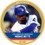 Niue Two Dollars (Trading Coins MLB. Mookie Betts) LOS ANGELES DODGERS MOOKIE BETTS XX/40 1 OZ 999 FINE SILVER coin reverse