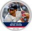 Niue Two Dollars (Trading Coins MLB. Rafael Devers) BOSTON RED SOX RAFAEL DEVERS XXX/100 1 OZ 999 FINE SILVER coin reverse