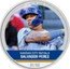 Niue Two Dollars (Trading Coins MLB. Salvador Perez) KANSAS CITY ROYALS SALVADOR PEREZ XX/60 1 OZ 999 FINE SILVER coin reverse