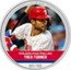Niue Two Dollars (Trading Coins MLB. Trea Turner) PHILLADELPHIA PHILLIES TREA TURNER XXX/100 1 OZ 999 FINE SILVER coin reverse