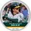 Niue Two Dollars (Trading Coins MLB. Zack Gelof) SACRAMENTO ATHLETICS ZACK BELOF XXX/500 1 OZ 999 FINE SILVER coin reverse