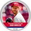 Niue Two Dollars (Trading Coins MLB. Zack Wheeler) PHILADELPHIA PHILLIES ZACK WHEELER XX/60 1 OZ 999 FINE SILVER coin reverse