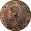 UK 1/2 Penny (Middlesex. Political and Social series. Tooke) TRIED FOR HIGH TREASON J. H. TOOKE ESQR. 1794 coin obverse