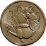 Australia 1 Dollar (Adorable Quokka Joey) 1 DOLLAR coin reverse