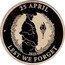Australia 1 Dollar (ANZAC Day. Lest We Forget) KM# 4302 25 APRIL P 2025 LEST WE FORGET coin reverse