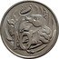 Australia 10 Cents (Shy Leafy Seadragon) 10 coin reverse