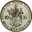 Slovakia 10 Korun Trial Strike 1941  PRIBINA + 861 KNIEŽA SLOVENSKA 10 KS DESAŤ KORÚN coin reverse