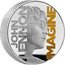 UK 10 Pounds (Music Legends. John Lennon. Piedfort) JOHN LENNON IMAGINE HDG coin reverse