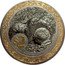New Zealand 2 Dollars (Nesting Rowi) $2 ROWI I ŌKĀRITO BROWN KIWI APTERYXROWI coin reverse