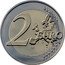 Luxembourg 2 Euro (25 Years of Grand Duke Henri on the Throne. Coloured) 2 EURO LL coin reverse