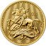 UK 25 Pounds (St George & The Dragon. Bullion) 1/4OZ. FINE GOLD. 999.9. 2025. 2025 KG coin reverse