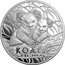 Australia 5 Dollars (Koala and Joey) KOALA AWB 1 OZ .999 AG coin reverse