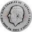 Tuvalu 5 Dollars (Unicorn) KING CHARLES III TUVALU JC 5OZ 9999 AG 2025 5 DOLLARS coin obverse