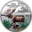 Ukraine 5 Hryven (Chernobyl. Renaissance. The European Elk) ЛОСЬ ЄВРОПЕЙСЬКИЙ ALCES ALCES coin reverse
