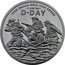 UK 5 Pounds (D-Day 80th Anniversary) UTAH OMAHA GOLD JUNO SWORD 6 JUNE 1944 D-DAY coin reverse
