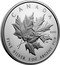 Canada 50 Dollars Triple Maple 2025 Proof SW 9999 CANADA FINE FINE SILVER 5 OZ ARGENT PUR coin reverse