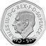 UK 50 Pence End of World War II 2025  Proof CHARLES III D G REX F D 50 PENCE 2025 MJ coin obverse