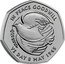 UK 50 Pence End of World War II 2025  BU IN PEACE GOODWILL VE DAY 8 MAY 1945 coin reverse