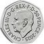 UK 50 Pence The Flying Car. Colored 2025  BU CHARLES III D G REX F D 50 PENCE 2025 MJ coin obverse