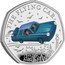 UK 50 Pence The Flying Car 2025  Proof THE FLYING CAR ©WBEI coin reverse