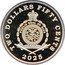 Niue Two Dollars Fifty Cents (550th Anniversary of the Birth of Michelangelo) TWO DOLLARS FIFTY CENTS PUBLIC SEAL OF NIUE ATUA NIUE TUKULAGI 2025 coin obverse