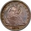 USA Half Dol. Seated Liberty 1871 KM# 99 LIBERTY coin obverse