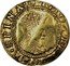 UK 1/2 Crown James I (1604-1619) KM# 30 I D G ROSA SINE SPINA coin obverse