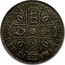 UK 1/2 Crown Charles II (4th portrait) 1676 KM# 438.1 MAG∙ BR∙FRA∙ET∙HIB REG∙*YEAR*∙ CC CC CC CC coin reverse
