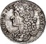 UK 1/2 Crown James II (2nd bust) 1688 KM# 462 IACOBVS ∙ II ∙ DEI ∙ GRATIA coin obverse