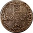 UK 1/2 Crown William III (First bust) 1697 Y KM# 491.12 MAG∙ BR∙FRA∙ ET∙HIB∙ REX∙16 97∙ coin reverse
