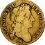 UK 1/2 Guinea 1680 KM# 439.2 Guinea coins CAROLVS II DEI GRATIA coin obverse