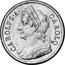 UK 1/2 Penny Charles II 1672 KM# 437 CAROLVS∙A∙ CAROLO coin obverse