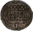 UK 1/2 Penny Elizabeth I 1601 Sixth Coinage (1601-02). KM# 1 - coin obverse