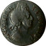 UK 1/2 Penny William III 1700 KM# 503 GVLIELMVS∙ TERTIVS coin obverse