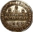UK 1/2 Pound Charles I 1642 Oxford KM# 235.7 :EXVRGAT:DEVS:DISSIPENTVR:INIMICI: ∙X∙ RELIG∙PROT∙LEG ANG∙LIBER∙PAR *YEAR* coin reverse