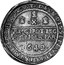 UK 1/2 Pound Charles I 1642 Shrewsbury KM# 235.4 :EXVRGAT:DEVS:DISSIPENTVR:INIMICI:∙ ∙X∙ RELIG:PROT:LEG:ANG:LIBER:PAR 1642 coin reverse