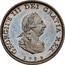 UK 1 Farthing George III 1799 Proof KM# 646 GEORGIUS III DEI GRATIA REX coin obverse