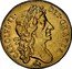 UK 2 Guineas Charles II 1678 KM# 443.3 CAROLVS∙II∙ DEI∙GRATIA coin obverse