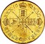 UK 2 Guineas Charles II 1682 KM# 443.2 MAG∙ BR∙FRA∙ ET∙HIB∙ REX∙*YEAR*∙ coin reverse