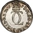 UK 2 Pence 1/2 Groat 1679 KM# 429 MAG∙BR∙FRA∙ET∙HIB∙REX ∙*YEAR*∙ CC coin reverse